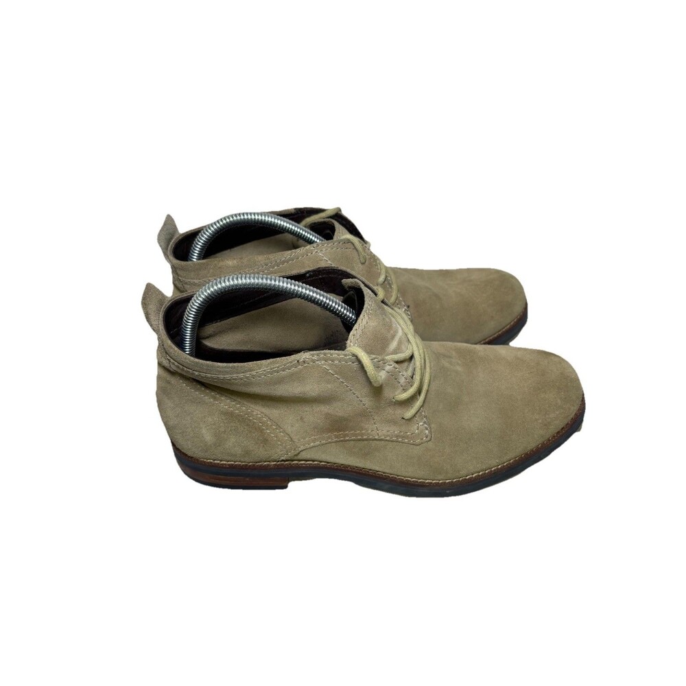 Cole Haan Mens 9.5M Tan Suede Chukka Boots Lace Up Dress Casual Shoes